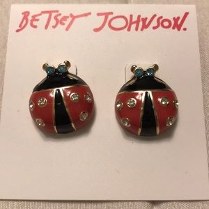 Betsey Johnson Ladybug 🐞 earrings